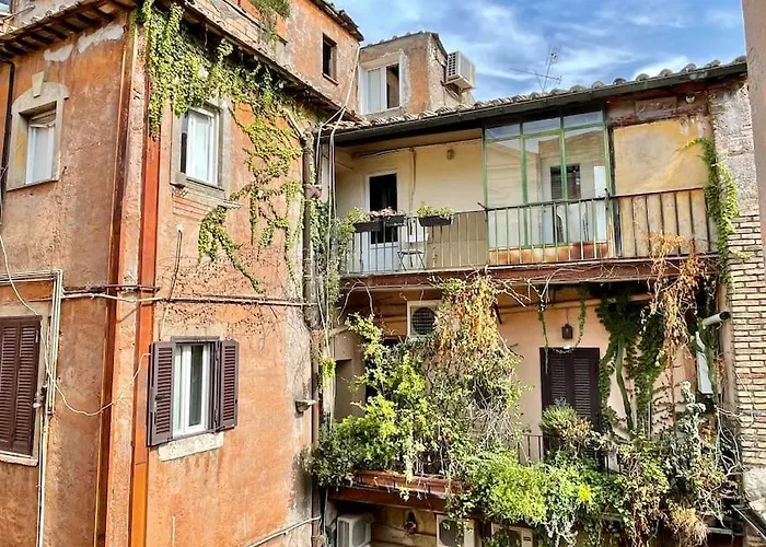 Apartament Lovely In Via Della Scala, Trastevere Rzym